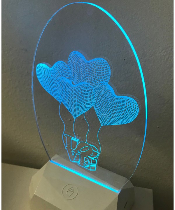 3D Acrilico Forma Ovale Senza Figure (3DA001)