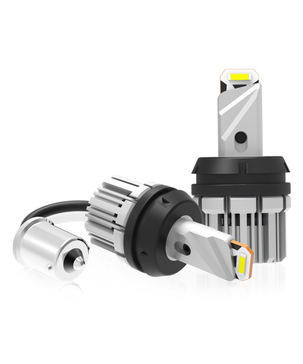 Lampada Led Luce Retromarcia Canbus BA15S 1156 12V 24V 21W Bianco 2800 Lumens