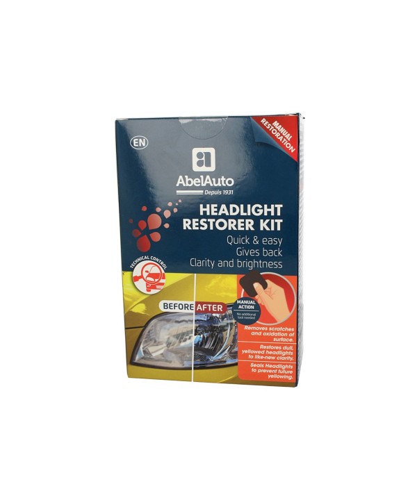 ABEL Auto Kit Rinnovazione Fari Ottici Rinnova Fari Ingialliti Spenti Vecchi Ossidati