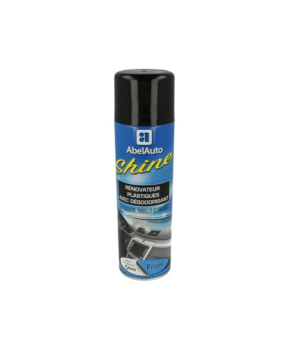 ABEL Auto SHINE Lucida Cruscotto Rinnovatore Plastiche Interne Con Deodorante Fresh Fragranza Lunga Durata 8 Giorni 500ml