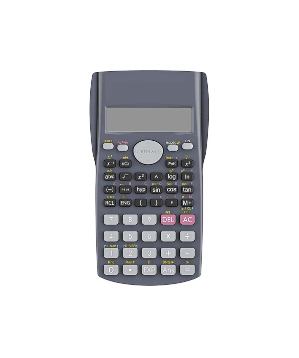 Calcolatrice Scentifica 158X84X16mm 12 Cifre Per Studenti Uffici Scuola e Impresa