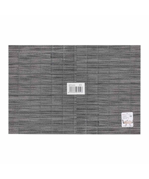 4 Pezzi Tovagliette in PVC+Poliestre Antiscivolo Impermeabilie Resistente al Calore e allo Sporco Lavabili 45x30cm Modello 12