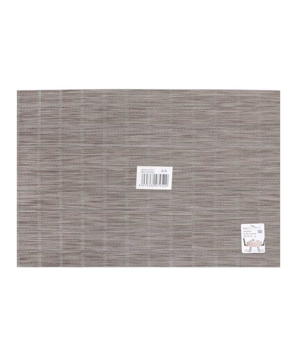 4 Pezzi Tovagliette in PVC+Poliestre Antiscivolo Impermeabilie Resistente al Calore e allo Sporco Lavabili 45x30cm Modello 13