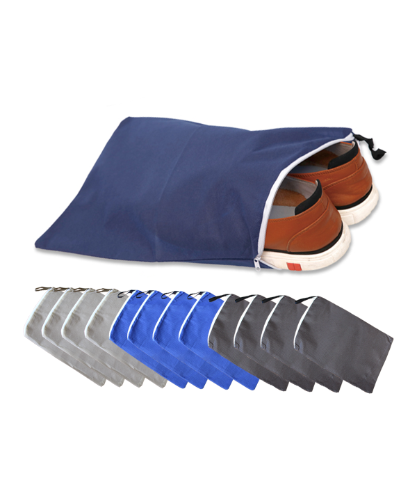 12 PZ Sacchetti Scarpe Misura 38X25cm Colore Assortito