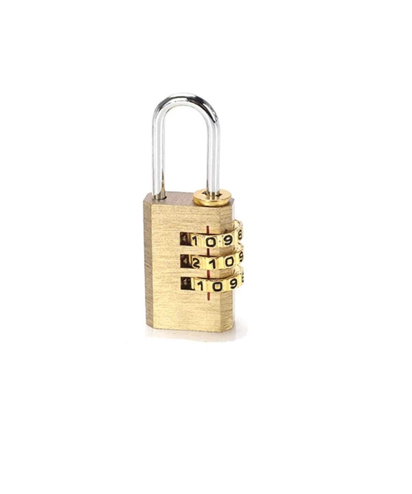 Lucchetto A Combinazione A 3 Cifre Altezza Anello 20mm Per Valigia Zaino Armadietto Casetta