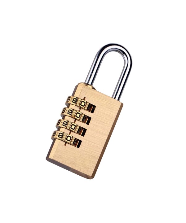 Lucchetto A Combinazione A 4 Cifre Altezza Anello 20mm Per Valigia Zaino Armadietto Casetta