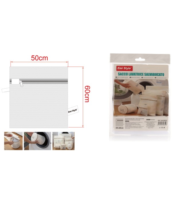 Sacco Lavatrice Salvabucato 50X60cm