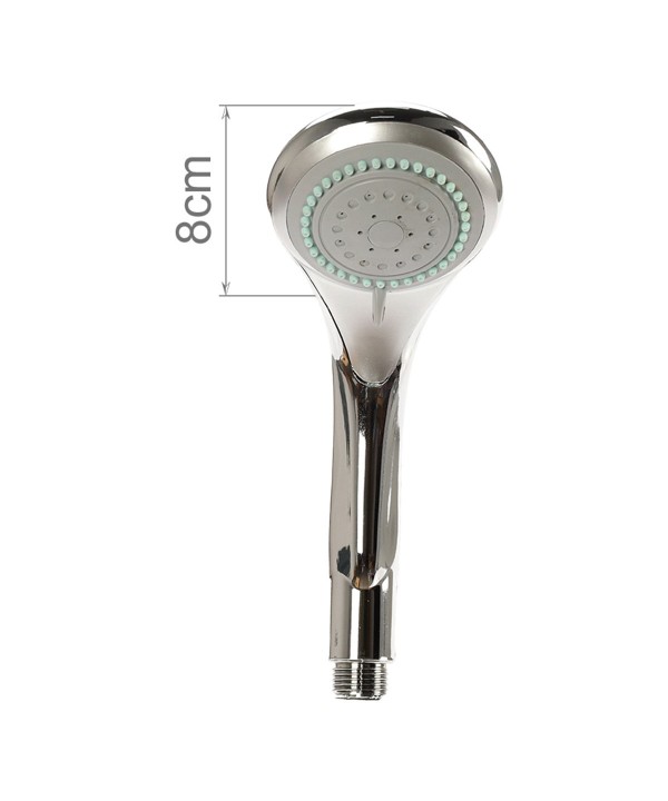 Soffione Doccia Classica Tonda con 3 Getti Diametro 8cm Lunghezza 20cm