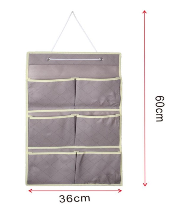 Borsa Portaoggetti da Parete Sacca Portatutto Da Appendere 6 Tasche 36X60cm