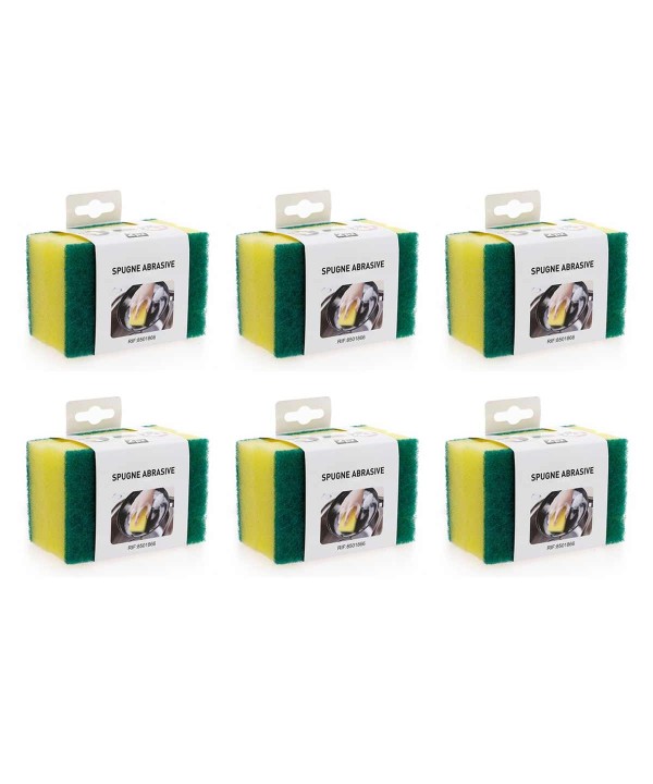 Set di 12 Spugne Resistenti per Lavastoviglie Spugne per Pulizia Cucina ad Alta Durata