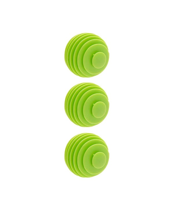 3 pcs Palla da Bucato Antipiega e Antigroviglio Asciugabiancheria Riutilizzabili 5,5*5,5cm Assortito