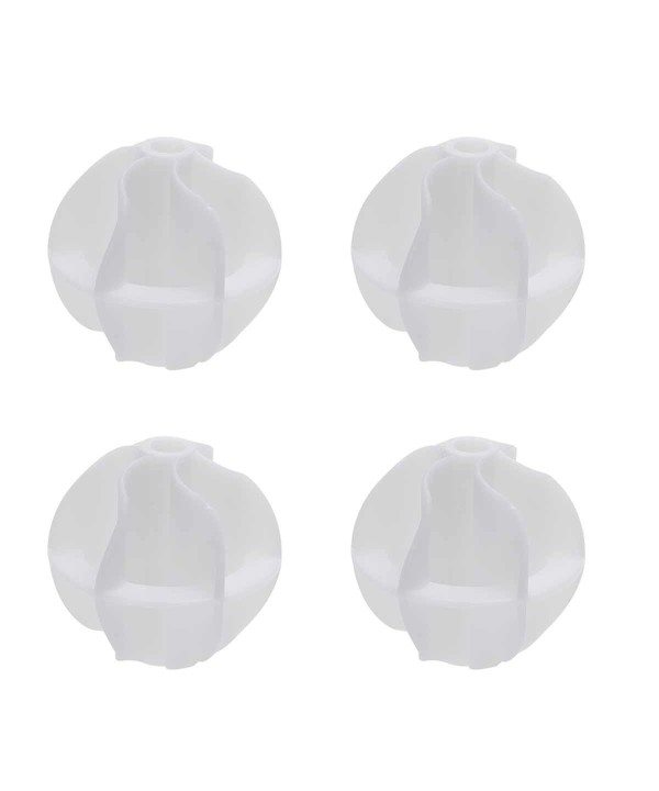 4 pcs Palla da Bucato Antipiega e Antigroviglio Asciugabiancheria Riutilizzabili 5,5*5,5cm Bianco