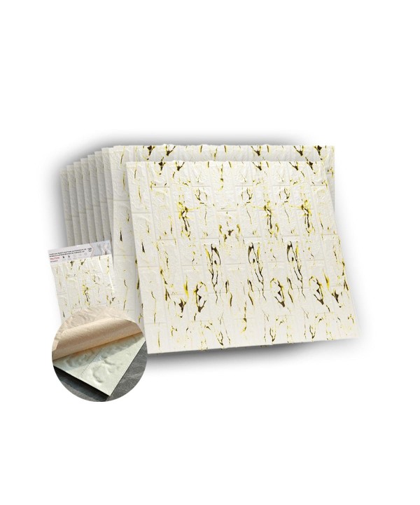 10 PZ Carta da Parati 3D Effetto Astratto Pannelli Autoadesivi Per Pareti Muri Wallpaper 77X70cm Tot. 5,39mq
