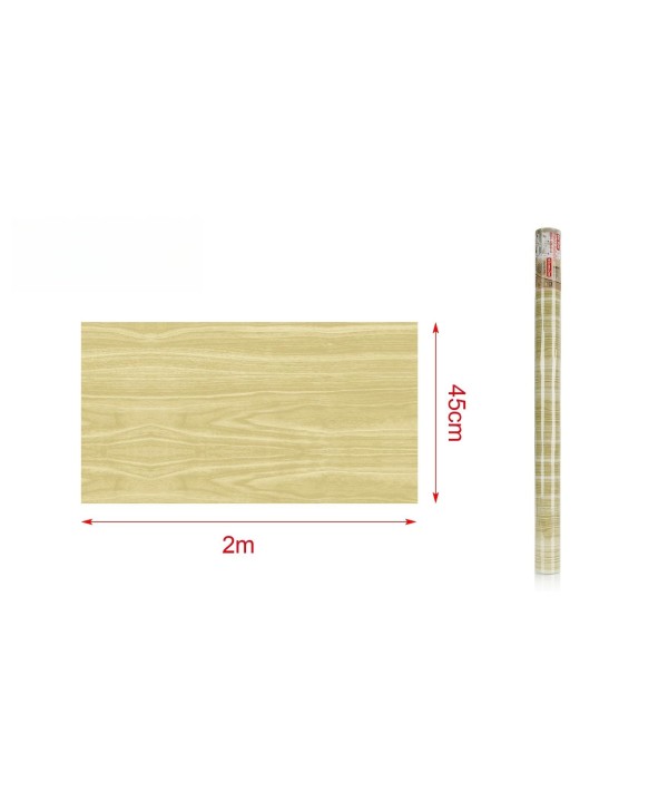 6 Rotoli Carta Adesive Per Mobili 45X200cm Legno Cenere Carta da Parati Autoadesive Rivestimento PVC Lavabile