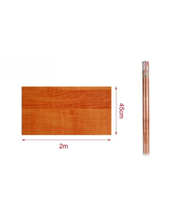 6 Rotoli Carta Adesive Per Mobili 45X200cm Legno Ciliegio Carta da Parati Autoadesive Rivestimento PVC Lavabile