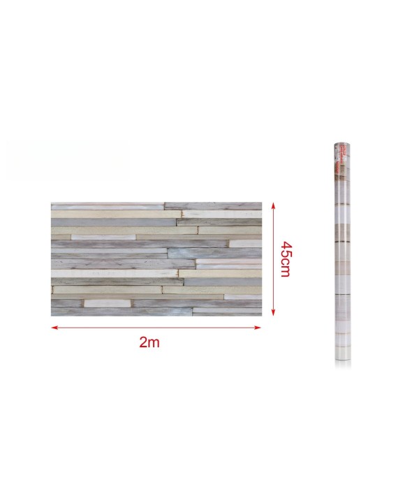 6 Rotoli Carta da Parati Autoadesiva 45X200cm Effetto Mattone Carta Adesive Per Mobili Rivestimento PVC Lavabile