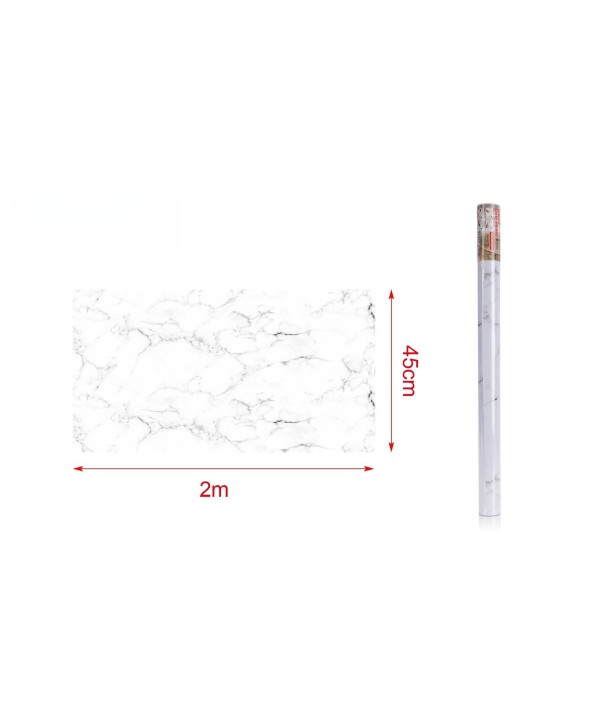 6 Rotoli Carta Adesive Per Mobili 45X200cm Effetto Marmo Carta da Parati Autoadesive Rivestimento PVC Lavabile