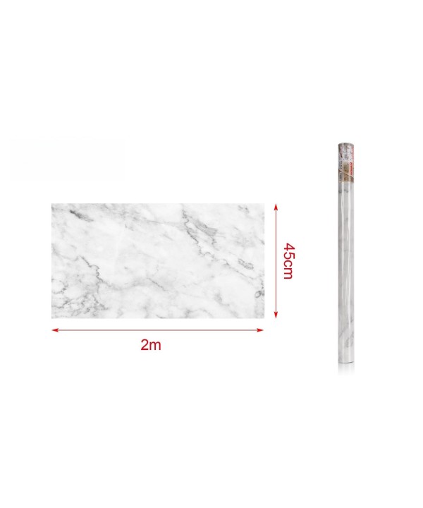 6 Rotoli Carta Adesive Per Mobili 45X200cm Effetto Marmo Carta da Parati Autoadesive Rivestimento PVC Lavabile