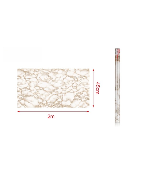 6 Rotoli Carta Adesive Per Mobili 45X200cm Effetto Marmo Carta da Parati Autoadesive Rivestimento PVC Lavabile