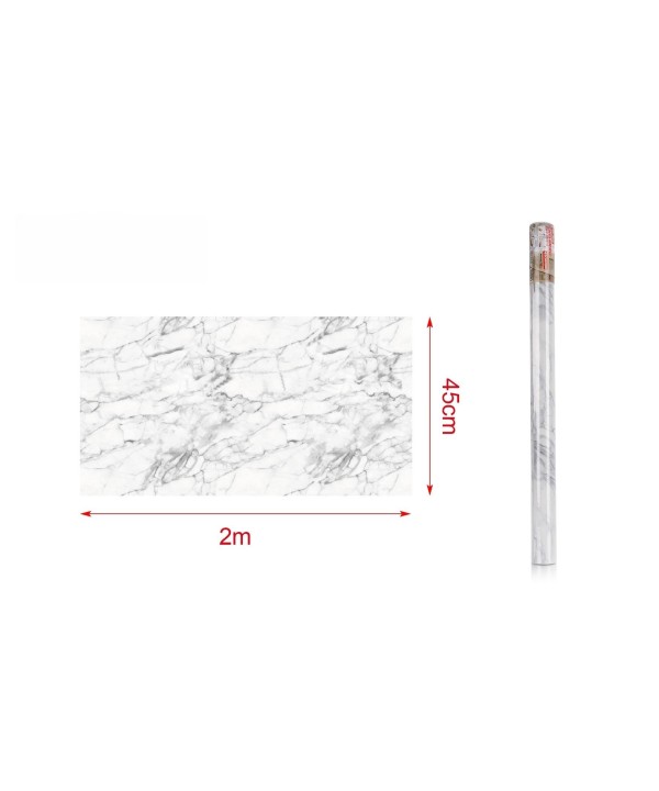 6 Rotoli Carta Adesive Per Mobili 45X200cm Effetto Marmo Carta da Parati Autoadesive Rivestimento PVC Lavabile
