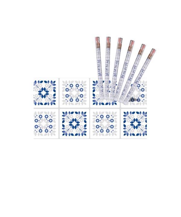 6 Rotoli Carta Adesive Per Mobili 45X200cm Colorati con Disegni Carta da Parati Autoadesive Rivestimento PVC Lavabile