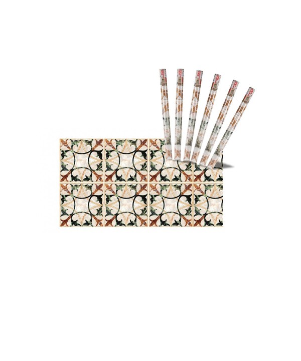 6 Rotoli Carta Adesive Per Mobili 45X200cm Colorati con Disegni Carta da Parati Autoadesive Rivestimento PVC Lavabile