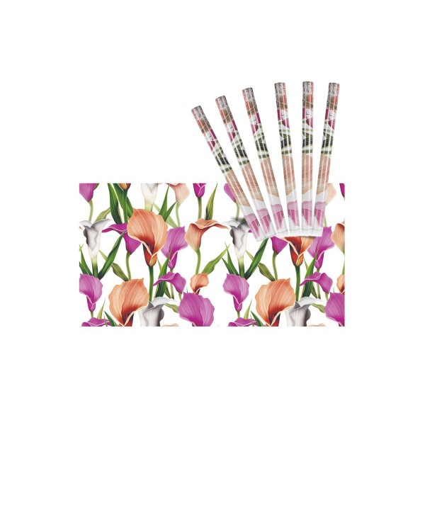 6 Rotoli Carta Adesive Per Mobili 45X200cm Colorati con Disegni Carta da Parati Autoadesive Rivestimento PVC Lavabile
