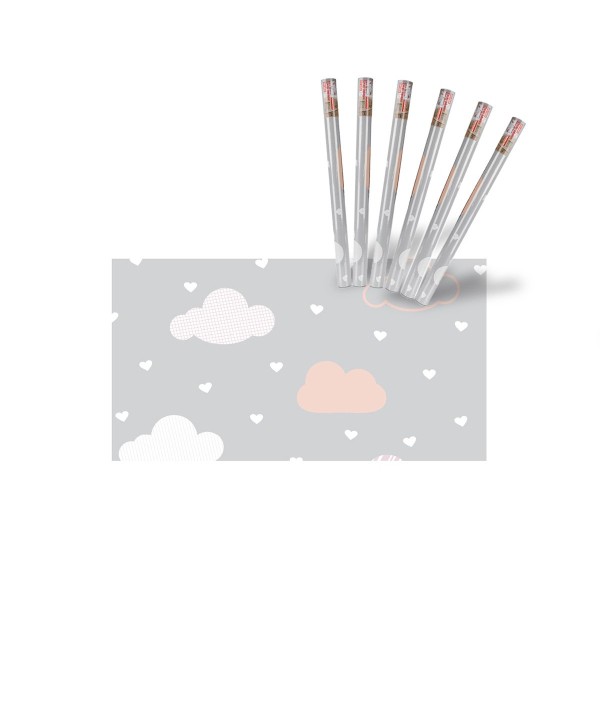 6 Rotoli Carta Adesive Per Mobili 45X200cm Colorati con Disegni Carta da Parati Autoadesive Rivestimento PVC Lavabile