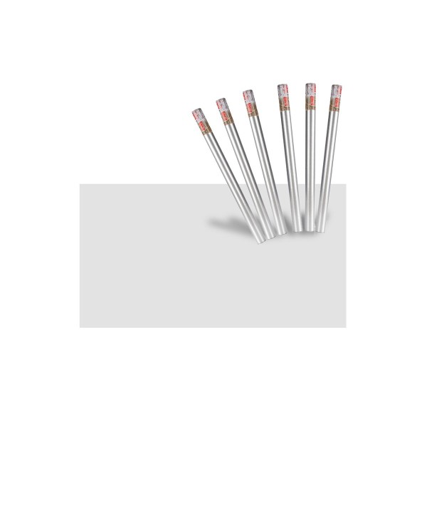 6 Rotoli Carta Adesive Per Mobili 45X200cm Colore Argento Carta da Parati Autoadesive Rivestimento PVC Lavabile