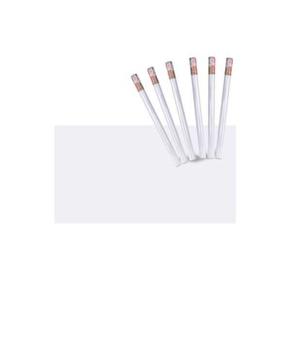 6 Rotoli Carta Adesive Per Mobili 45X200cm Colore Bianco Carta da Parati Autoadesive Rivestimento PVC Lavabile