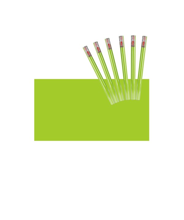 6 Rotoli Carta Adesive Per Mobili 45X200cm Colore Verde Chiaro Carta da Parati Autoadesive Rivestimento PVC Lavabile