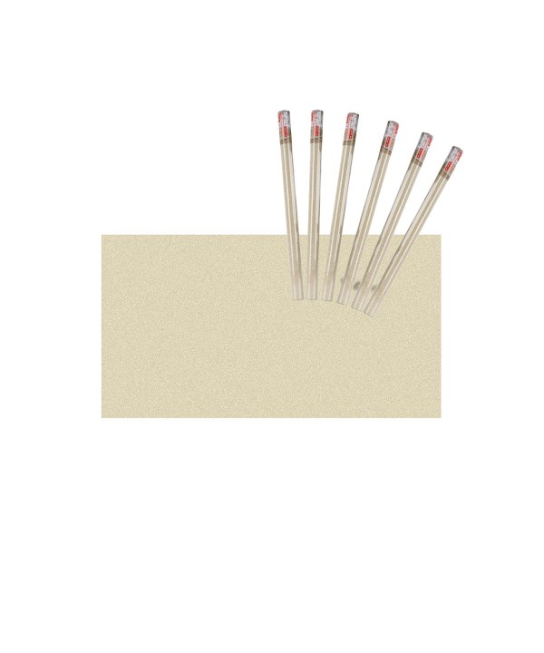 6 Rotoli Carta Adesive Per Mobili 45X200cm Colore Oro Satinato Carta da Parati Autoadesive Rivestimento PVC Lavabile