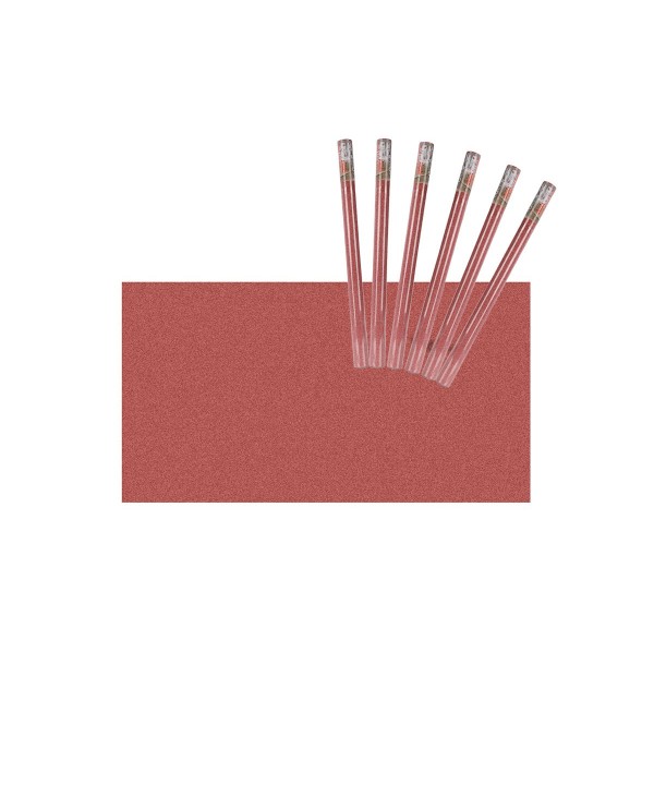 6 Rotoli Carta Adesive Per Mobili 45X200cm Colore Rosso Satinato Carta da Parati Autoadesive Rivestimento PVC Lavabile