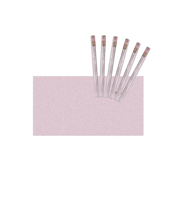 6 Rotoli Carta Adesive Per Mobili 45X200cm Colore Rosa Satinato Carta da Parati Autoadesive Rivestimento PVC Lavabile