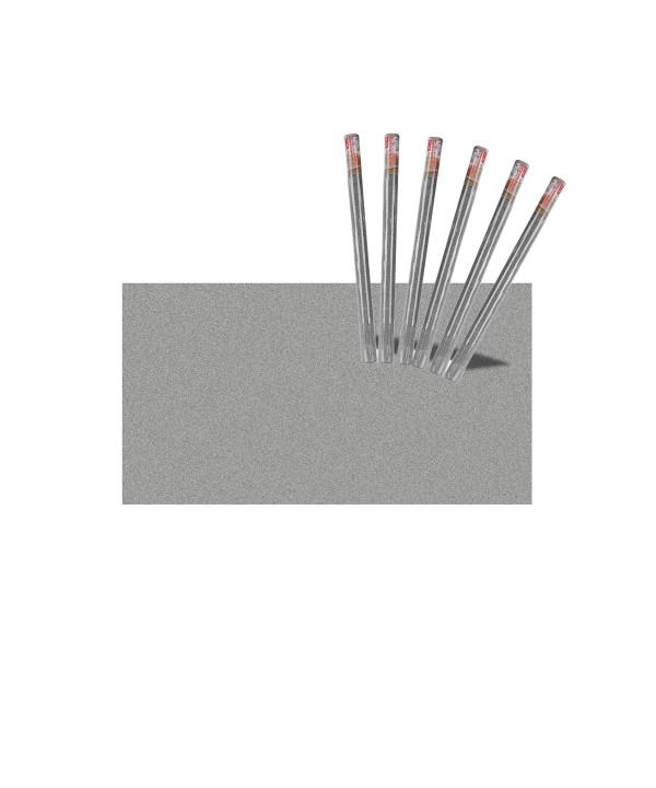 6 Rotoli Carta Adesive Per Mobili 45X200cm Colore Grigio Satinato Carta da Parati Autoadesive Rivestimento PVC Lavabile