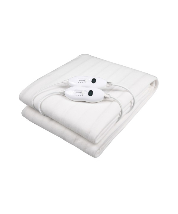 Scaldaletto Elettrico Matrimoniale Scaldasonno 160X140cm 60WX2 Coperta Termica