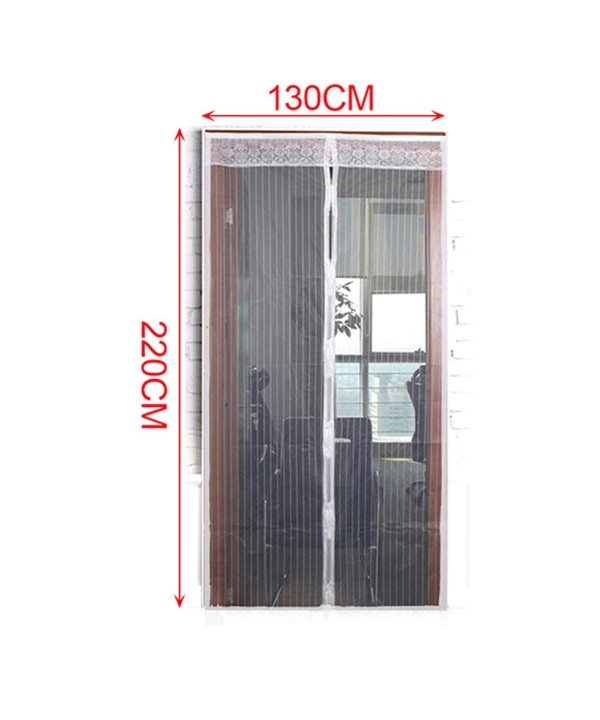 Tenda Zanzariera Magnetica Bianca Per Porta Finestra Con Adesivo In Velcro Misura 130X220cm