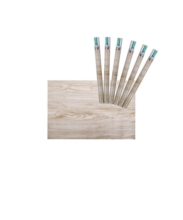 6 Rotoli Carta Adesive Per Mobili 45X200cm Legno Carta da Parati Autoadesive Rivestimento PVC Lavabile