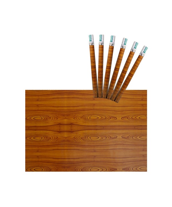 6 Rotoli Carta Adesive Per Mobili 45X200cm Legno Carta da Parati Autoadesive Rivestimento PVC Lavabile