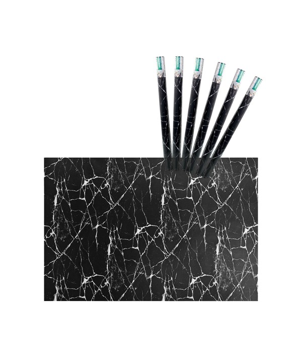 6 Rotoli Carta Adesive Per Mobili 45X200cm Effetto Marmo Carta da Parati Autoadesive Rivestimento PVC Lavabile