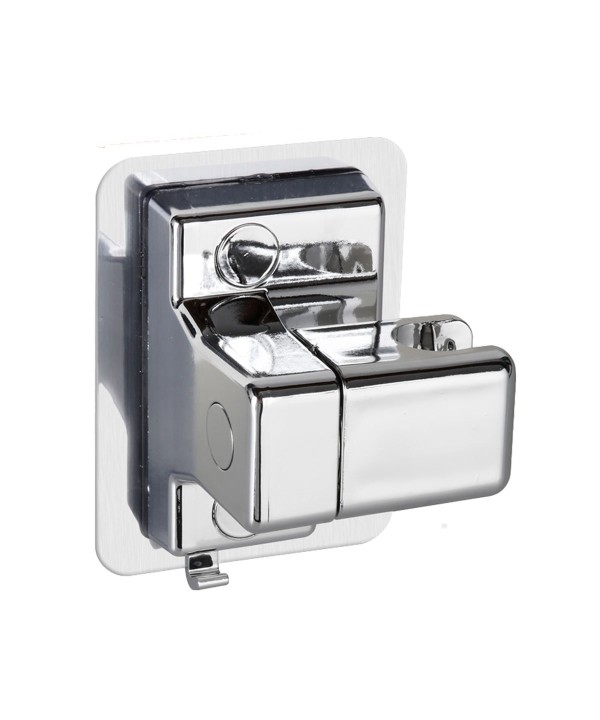Supporto Soffione Doccia 360° Regolabile - Nessun Foro Necessario - Forte Adesione - Staffa Adesiva in ABS Plastica