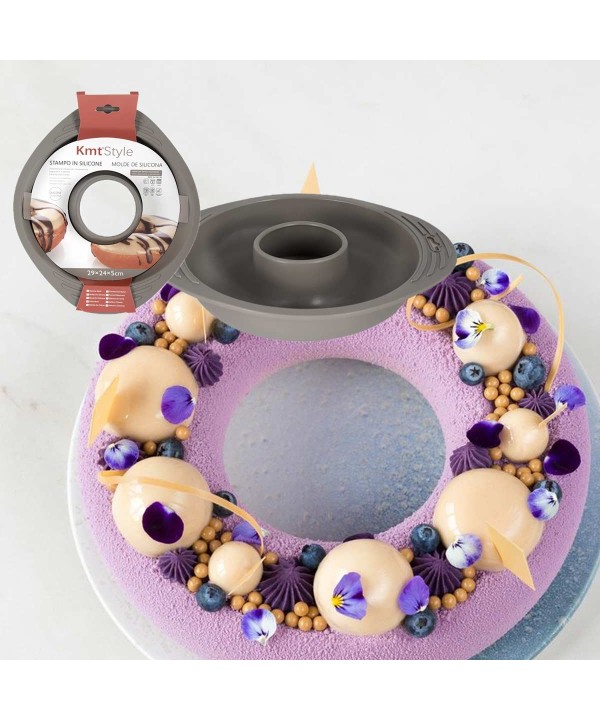 Stampo in Silicone Multiuso per la Torta Antiaderente TermoresistenteDiametro 29x24cm Altezza 5 Modello G