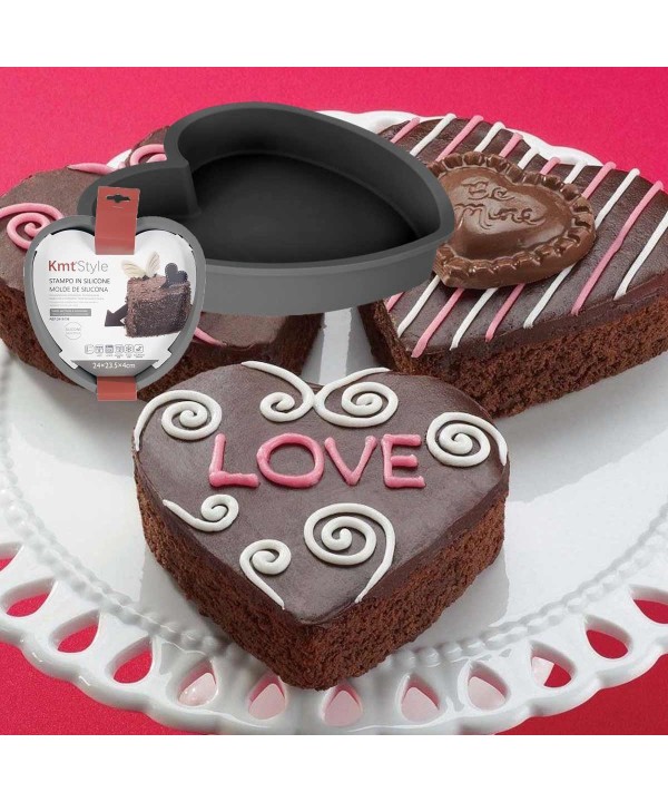 Stampo in Silicone Multiuso per la Torta Antiaderente TermoresistenteLunghezza 24cm Larghezza 23.5cm Altezza 4cm Modello: J