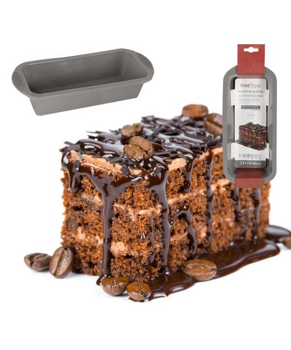 Stampo in Silicone Multiuso per la Torta Antiaderente TermoresistenteLunghezza 23cm Larghezza 10cm Altezza 6cm Modello: L