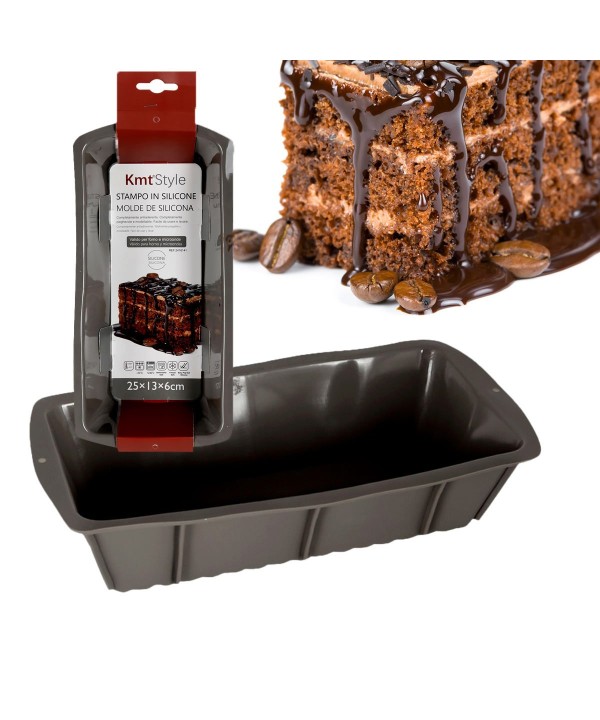 Stampo in Silicone Multiuso per la Torta Antiaderente TermoresistenteLunghezza 25cm Larghezza 13cm Altezza 6cm Modello: M