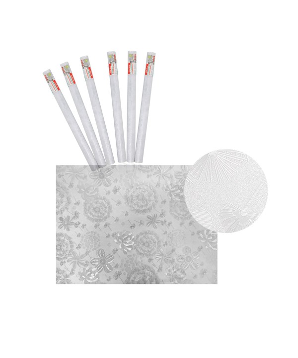 6 Rotoli Pellicola Vetri Finestre Privacy Autoadesiva Opaca 45X200cm Tot. 5,4mq Design 03