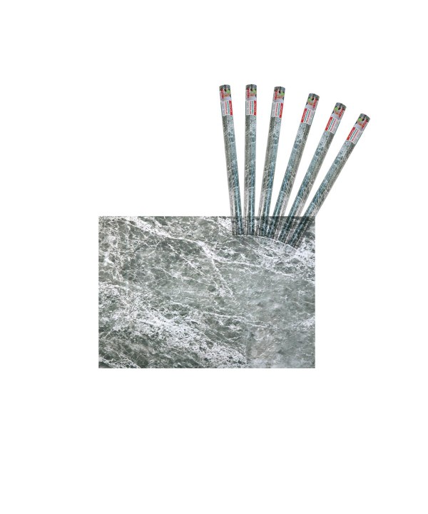 6 Rotoli Carta Adesive Per Mobili 45X200cm Effetto Marmo Carta da Parati Autoadesive Rivestimento PVC Lavabile