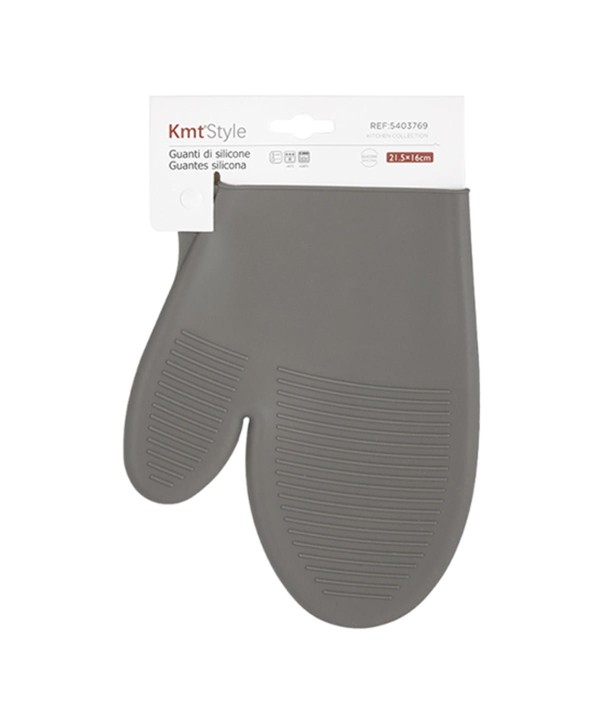 Guanto da Forno in Silicone Resiste al Calore con Impugnatura Robusta 16 X 21,5cm Max Calore di Contatto: 250 ° C