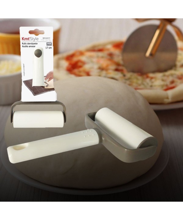 Rullo Stendipasta Tipo T da 17x12cmRullo da Pasticcere Attrezzo Ideale per la Cucina per Cottura Perfetta
