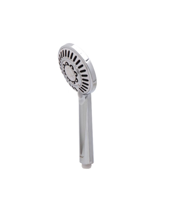 Cornetta Soffione Doccia Standard 10cm Con 3 Getti Alta Pressione Tondo